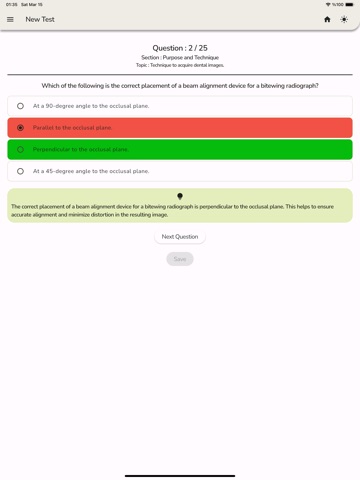 Dental Assistant Exam Test iPad screenshot