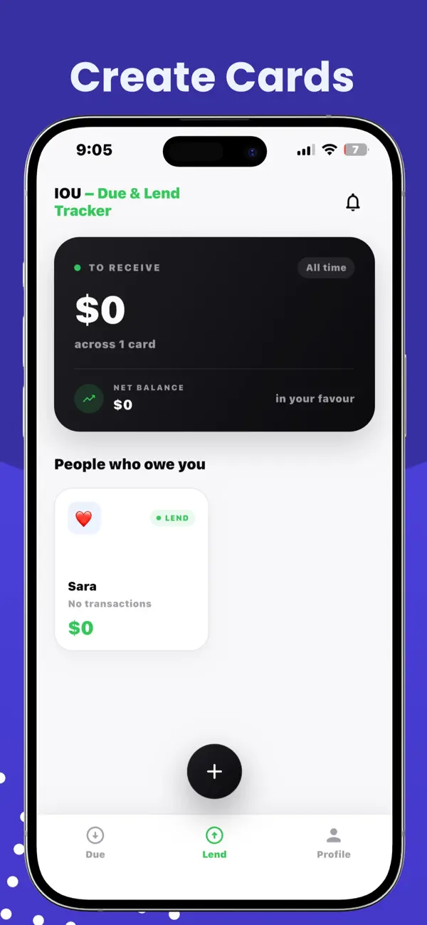 Screenshot #3 pour IOU – Due & Lend Tracker