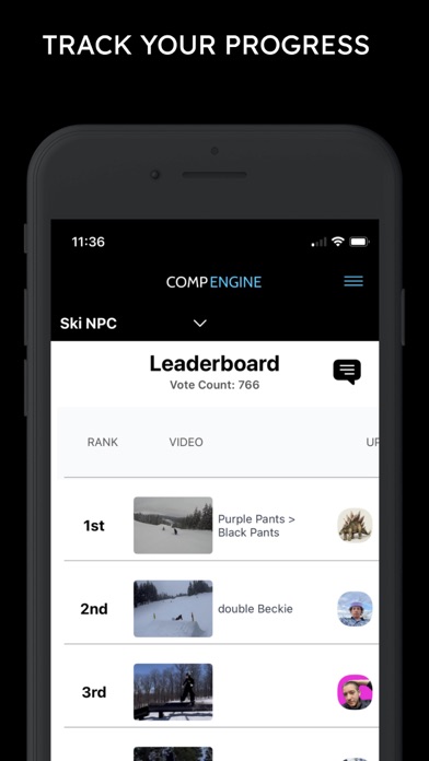 CompEngine iPhone screenshot 4 - Sports app