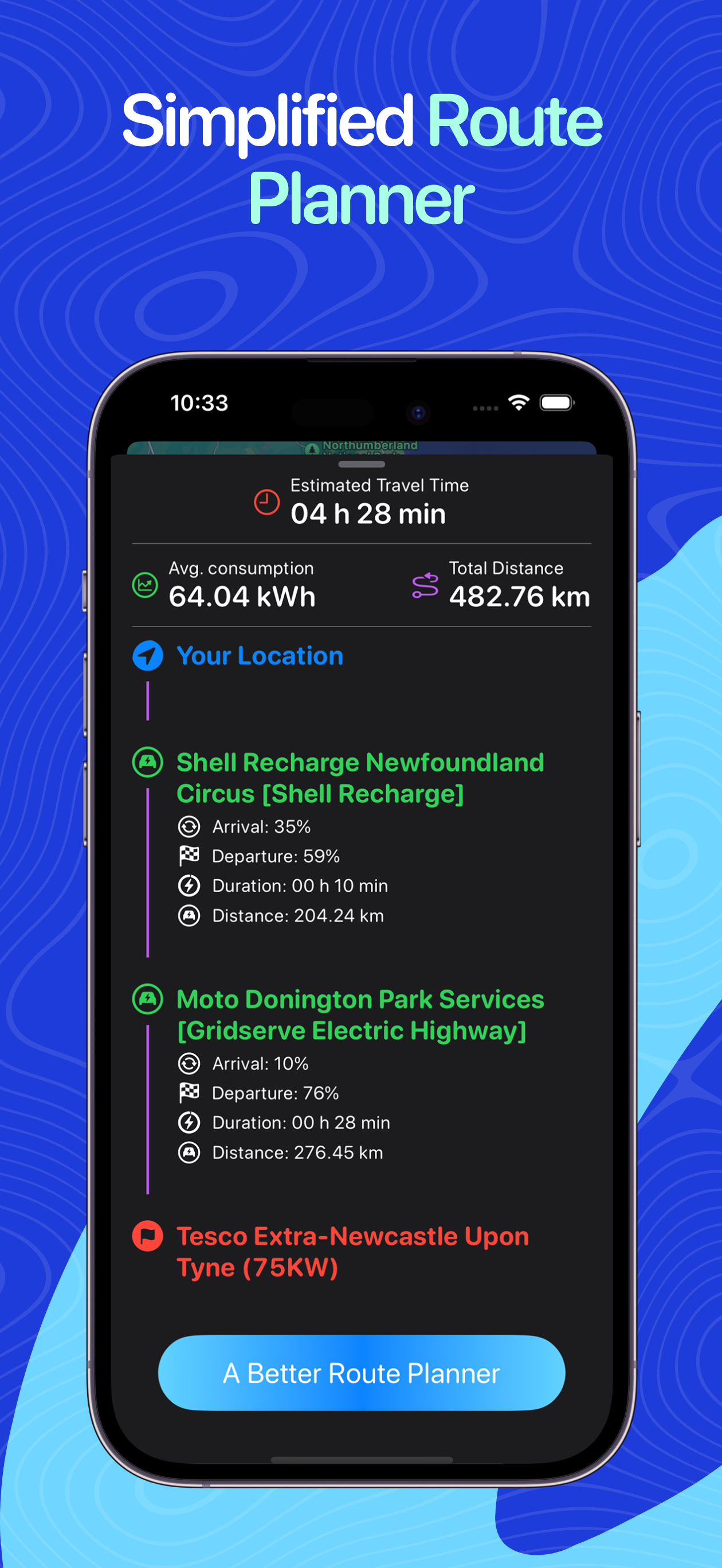 EV Charge Stations Map