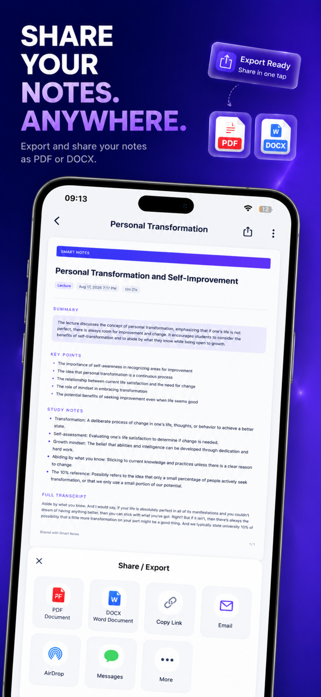 Smart Notes-AI Meeting Summary screenshot 10