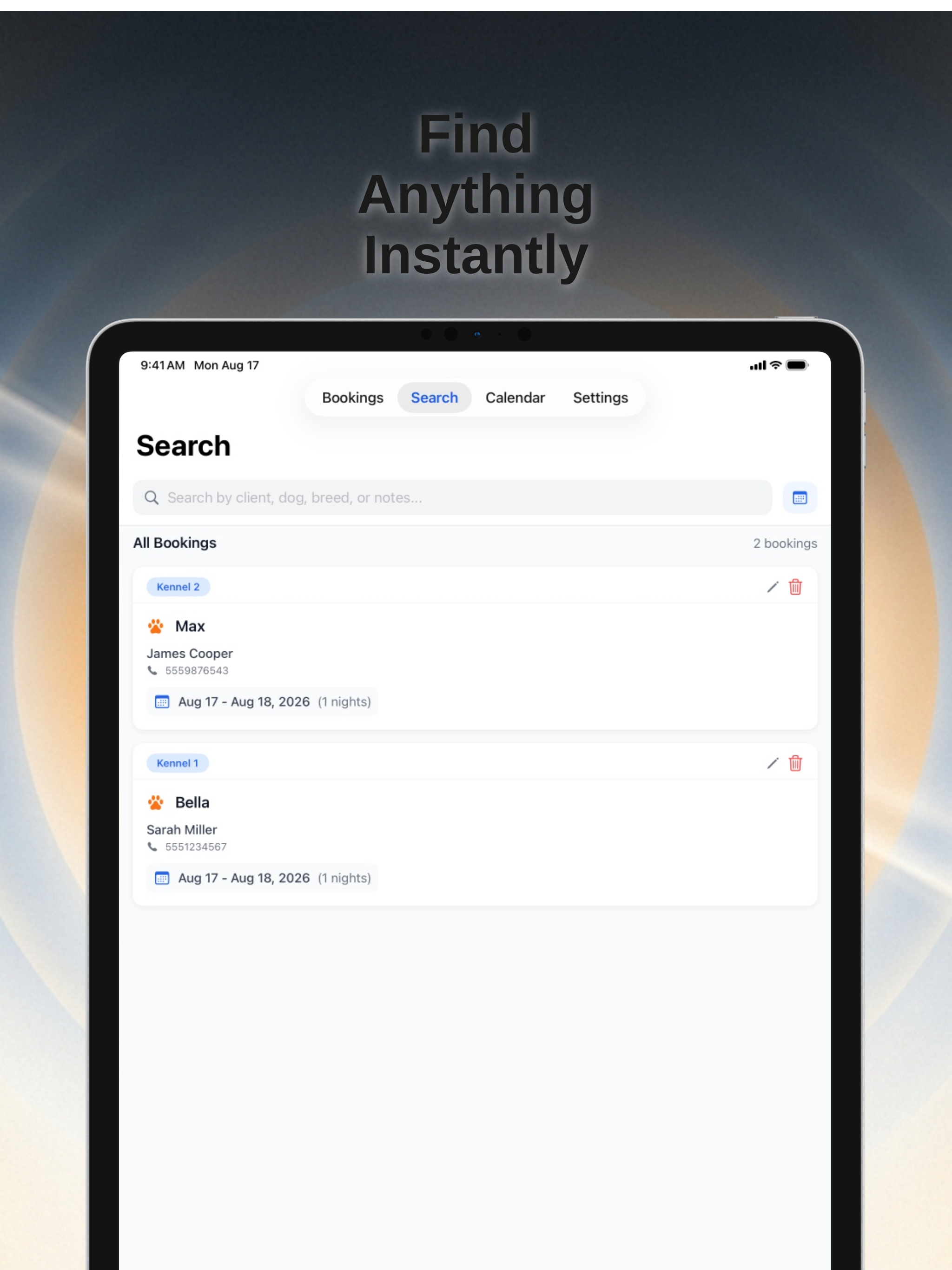 Dog Boarding Scheduler screenshot 15
