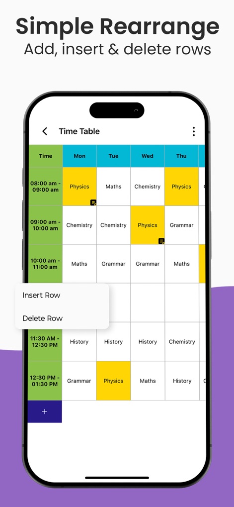Timetable & Schedule Maker - Productivity App | MWM