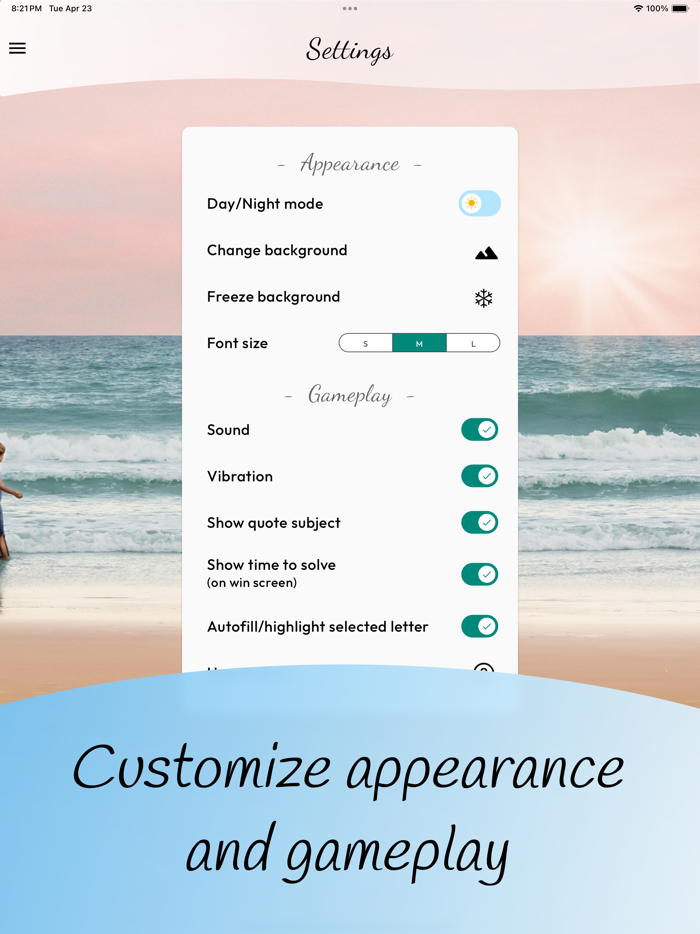 Countless Calming Cryptograms