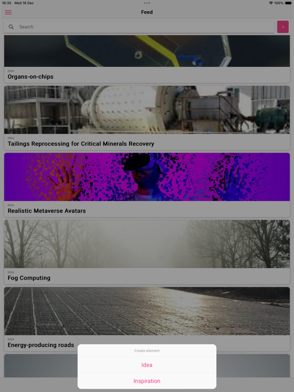Screenshot #6 pour ITONICS Inspirator
