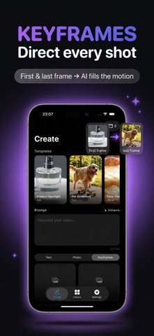 Vibideo: AI Video Generator iPhone screenshot