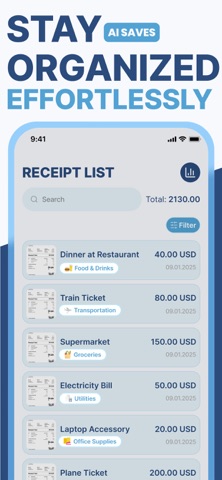 Recep: AI Receipt Scanner Screenshot 10 of 10