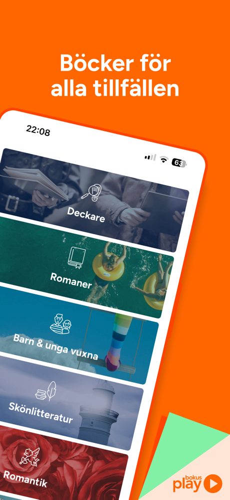 Bokus Play Ljudböcker E-böcker screenshot 6