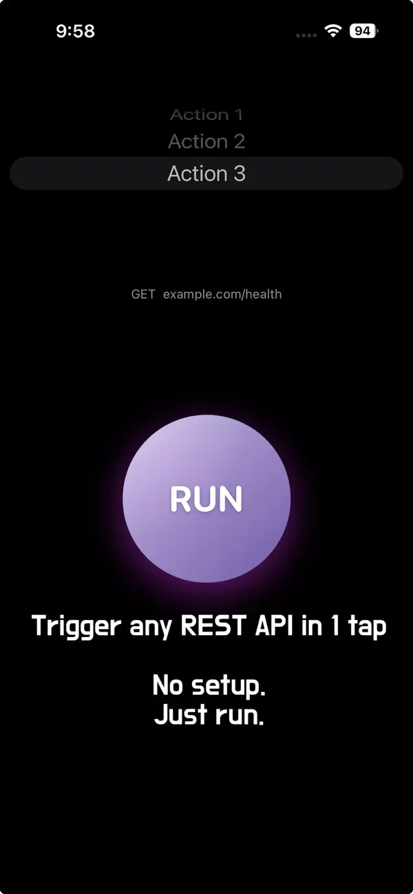 #1. Hey Action: REST API Client (iOS) Ved: JONGMIN CHOI