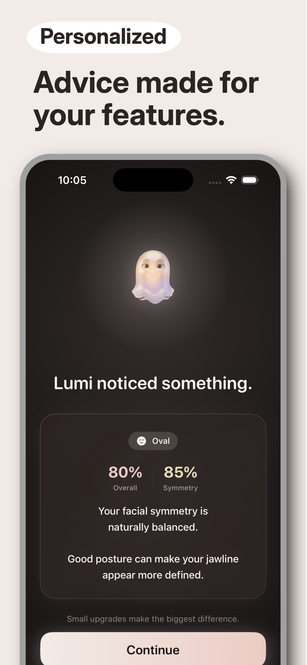 Lumi: AI Glow Up & Face Scan screenshot 4