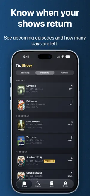 TicShow: TV Series Tracker screenshot 3
