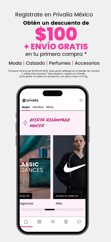 Privalia MX - Outlet de Moda screenshot 2 of 7