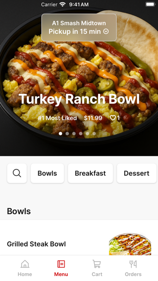 A1 Smash Midtown iPhone screenshot 2 - Food & Drink app