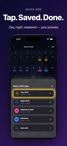 Shift Calendar & Paycheck screenshot