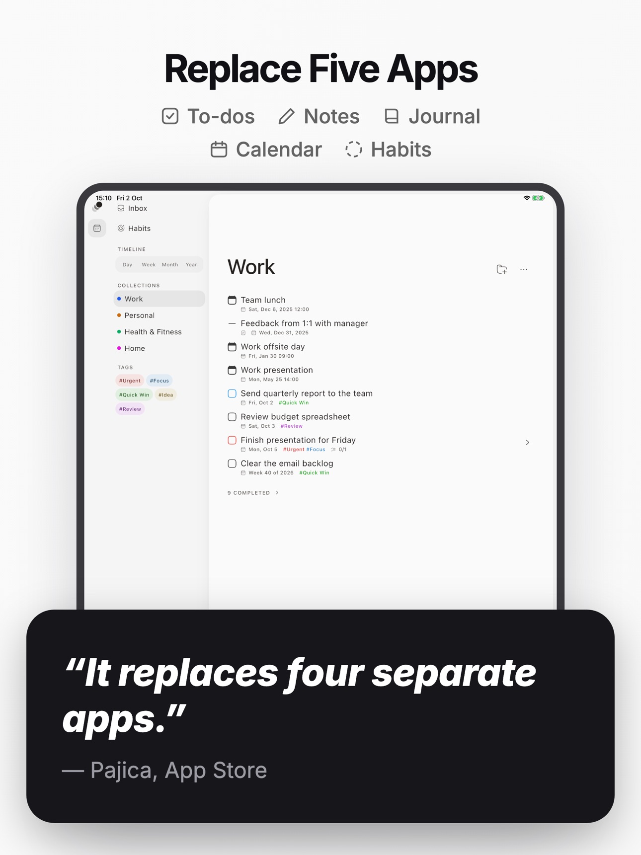 Screenshot 12 of Bullet: Daily Planner, Journal
