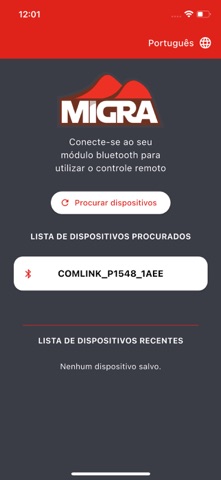 Controle Remoto Migra screenshot