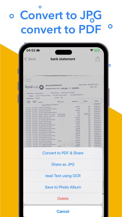 Screenshot #3 pour Cam X scanner PDF Converter