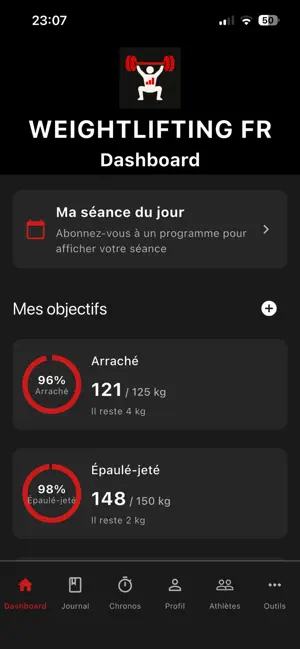 Weightlifting FR screenshot 1