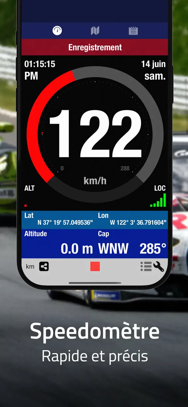 Screenshot #1 pour GPS Compteur de Vitesse