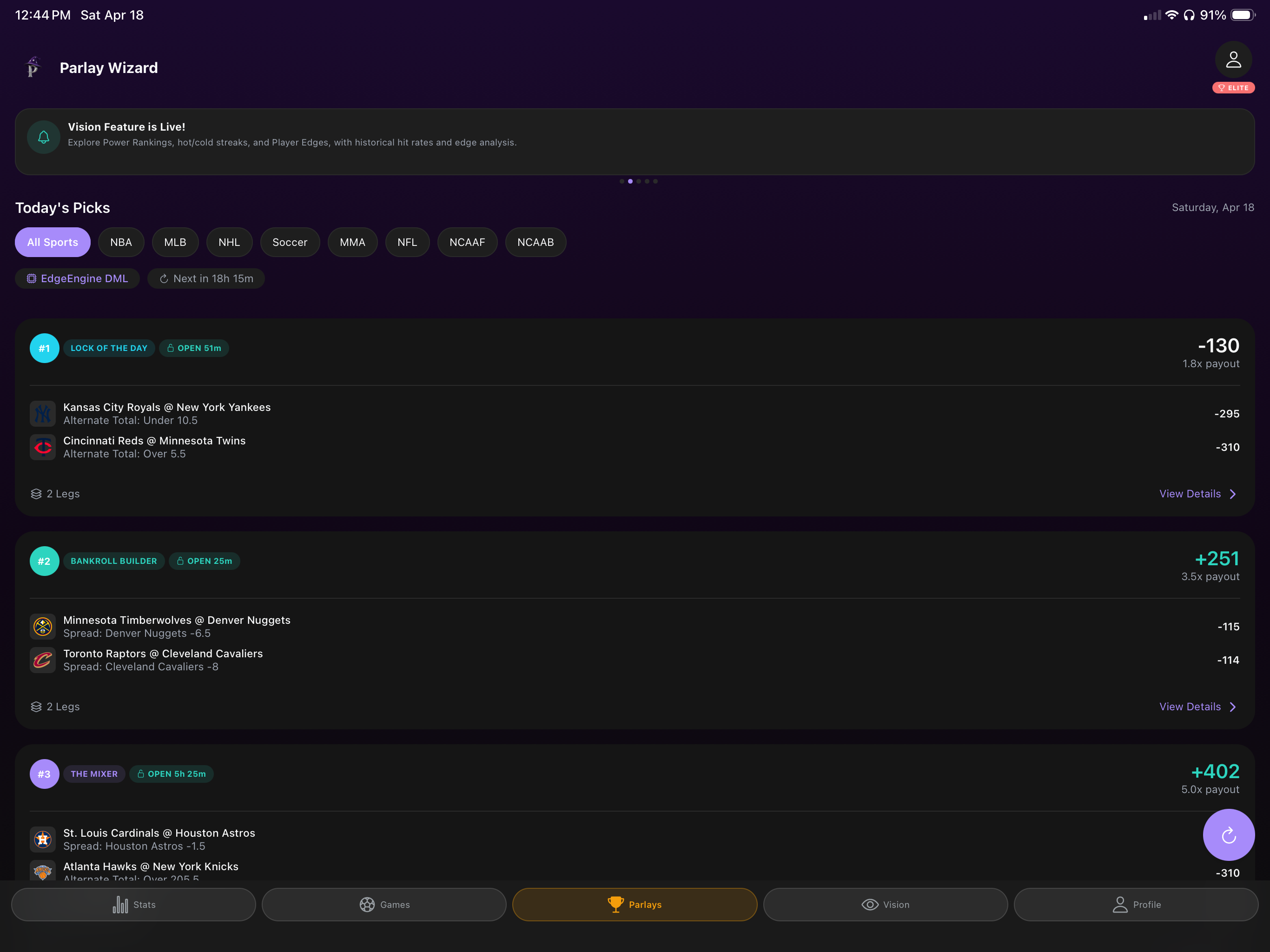Parlay Wizard: Picks Delivered screenshot 15