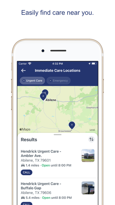 Hendrick Health Screenshot
