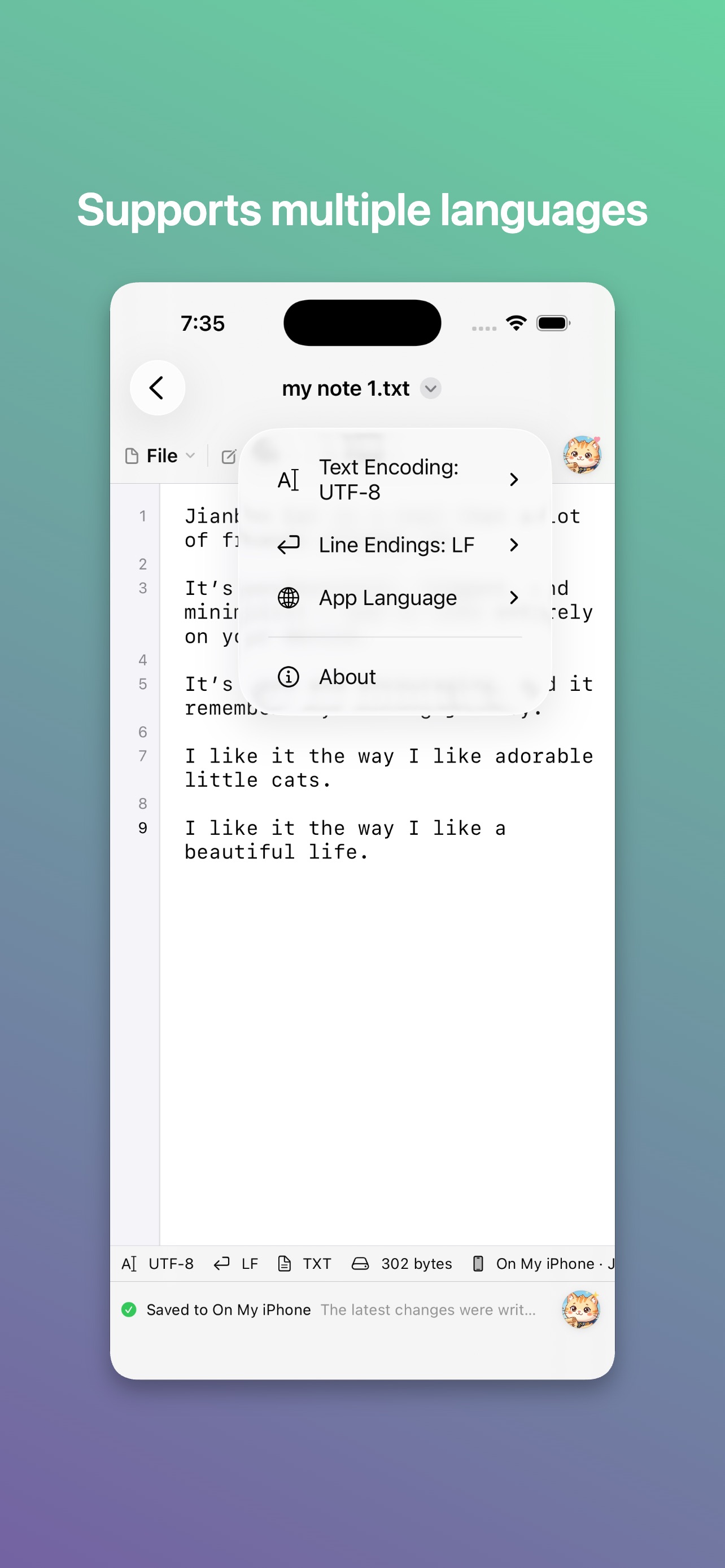 Screenshot 2 of Jianben Cat