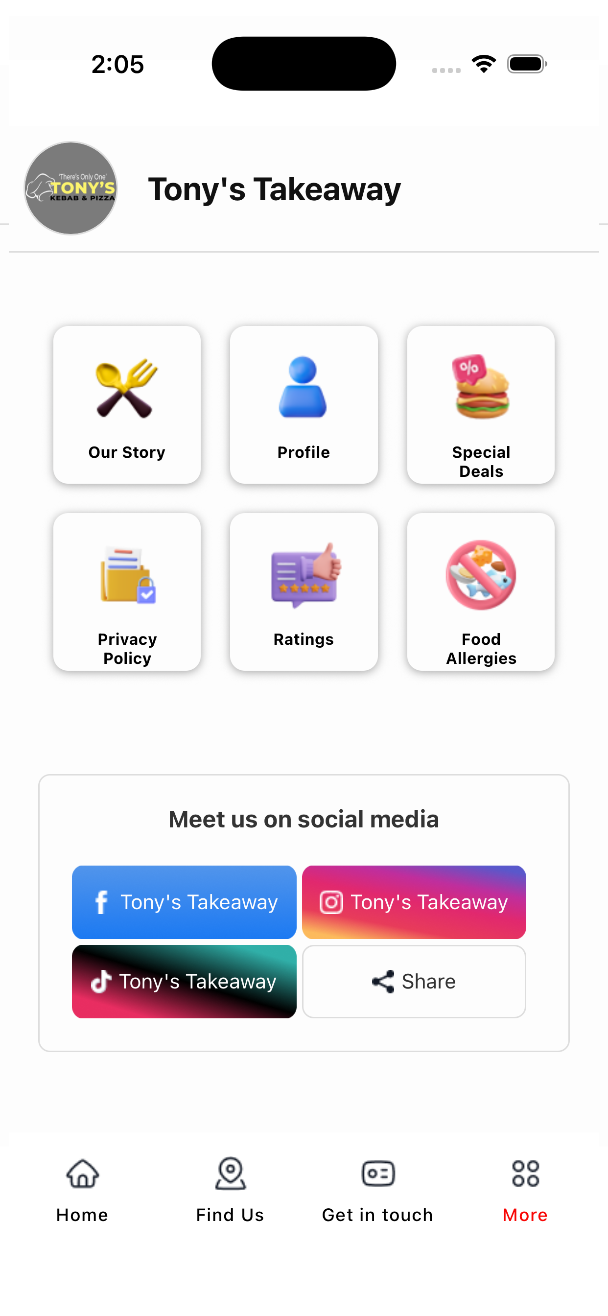 Tony's Kebab & Pizza screenshot 4