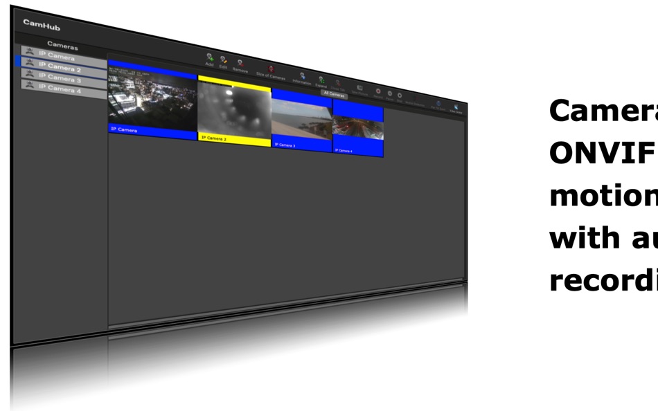 #1. CamHub - IP Camera Viewer (macOS) بواسطة: Alessandro Gimenes Ferri