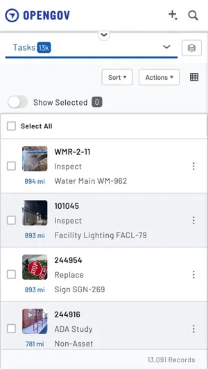 OpenGov EAM screenshot 1