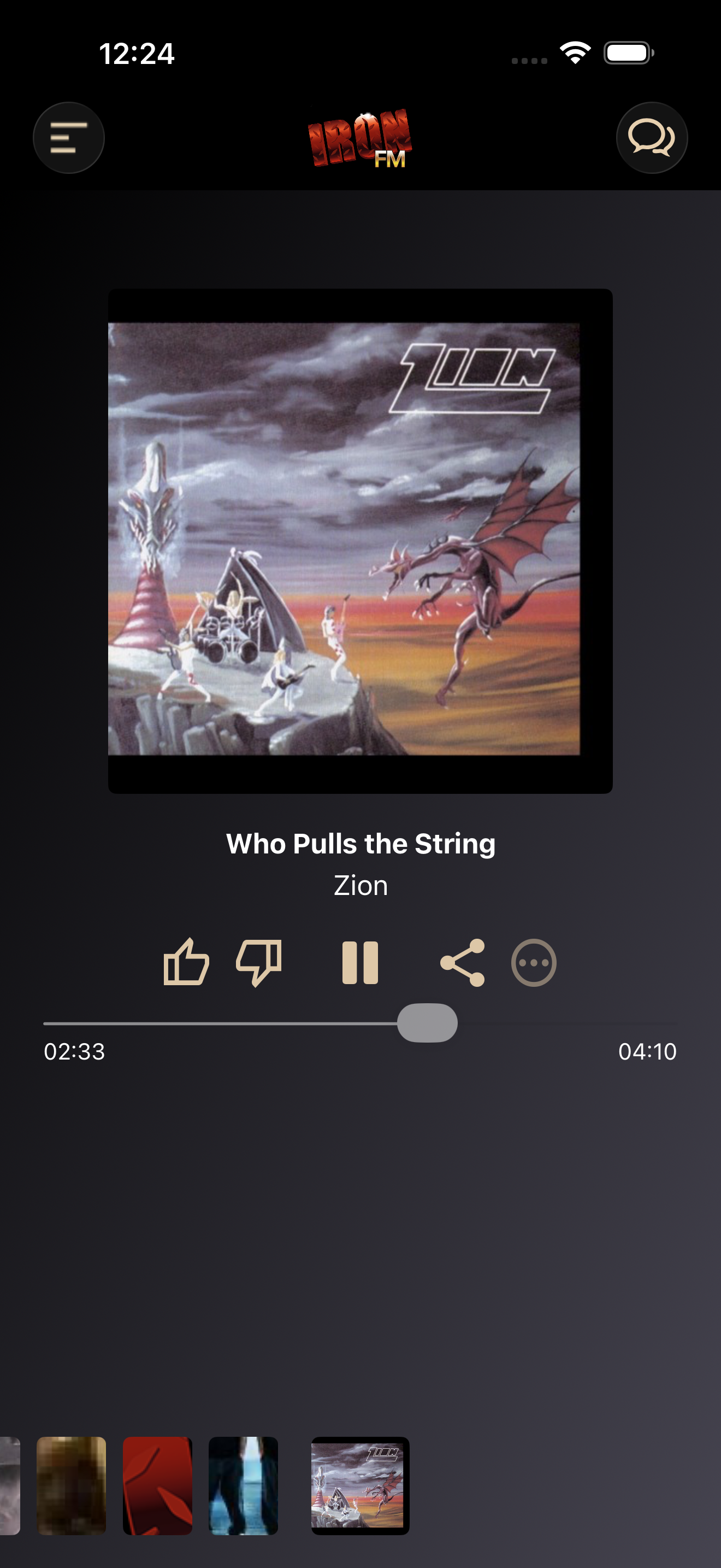 Iron FM screenshot 2