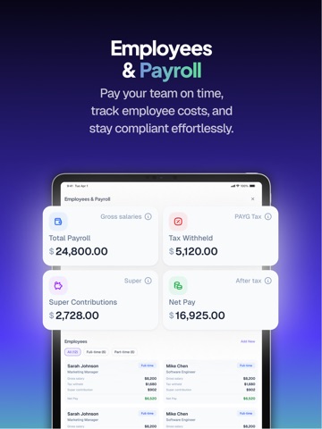 Tax AI - One Tap Bookkeeping iPad screenshot