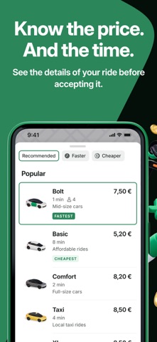 Bolt: Request a Ride App Store preview screenshot 5