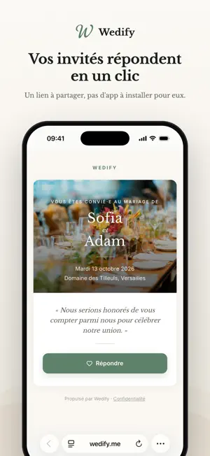 Wedify : organisation mariage screenshot 4