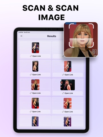 Image Search : Reverse AI Lens iPad screenshot