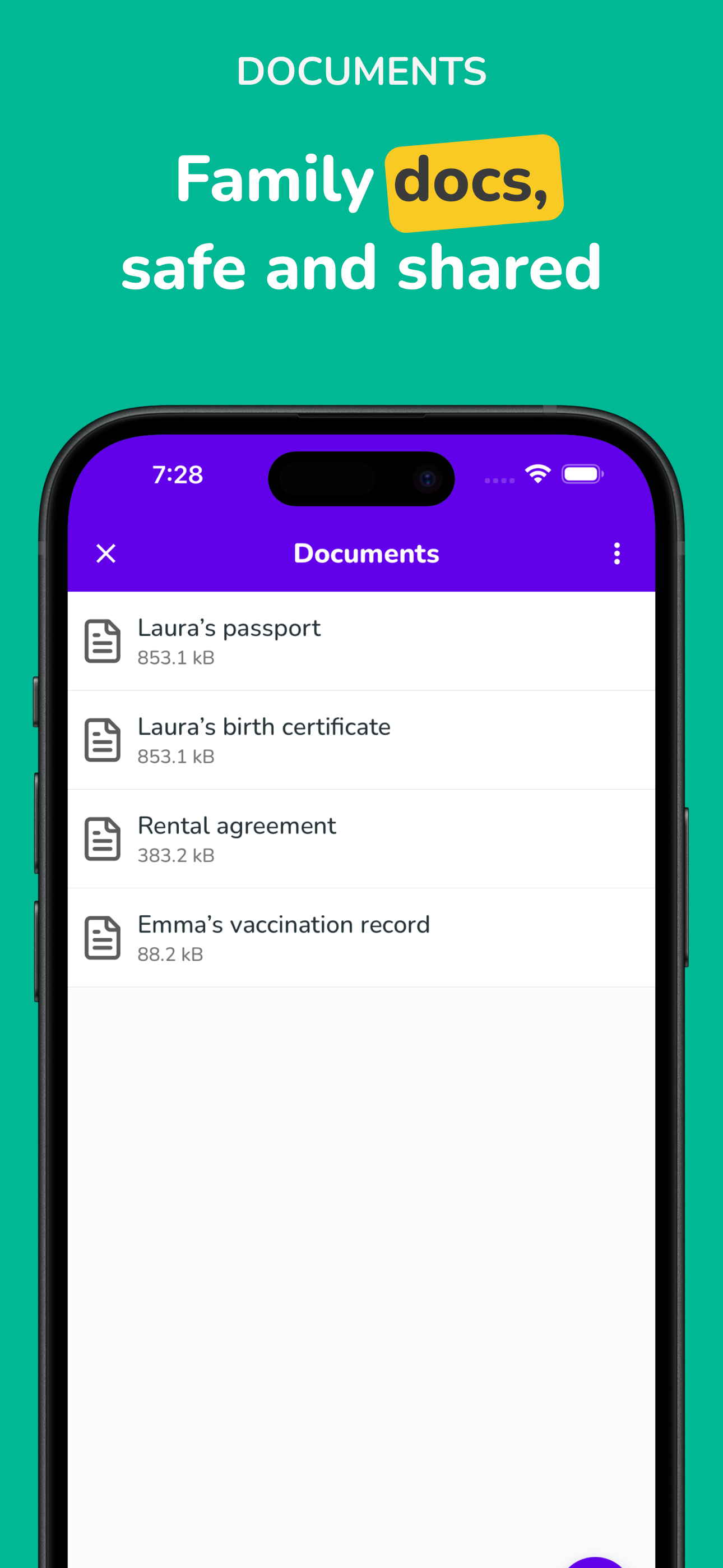 Family organizer: Sweet Family screenshot 7