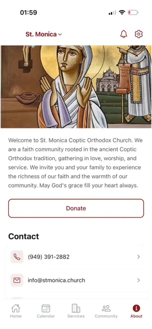 St. Monica Church screenshot 2