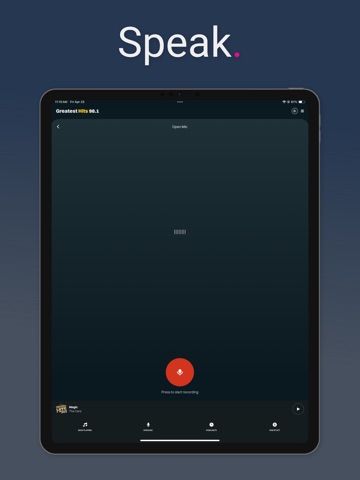 Greatest Hits 98.1 iPad screenshot