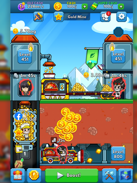 Idle Miner Tycoon: Money Games iPad screenshot 5 - Games app