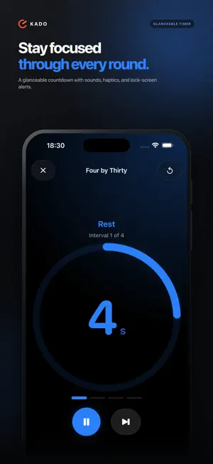 Kado - Simple Interval Timer screenshot 1