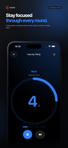 Kado - Simple Interval Timer screenshot