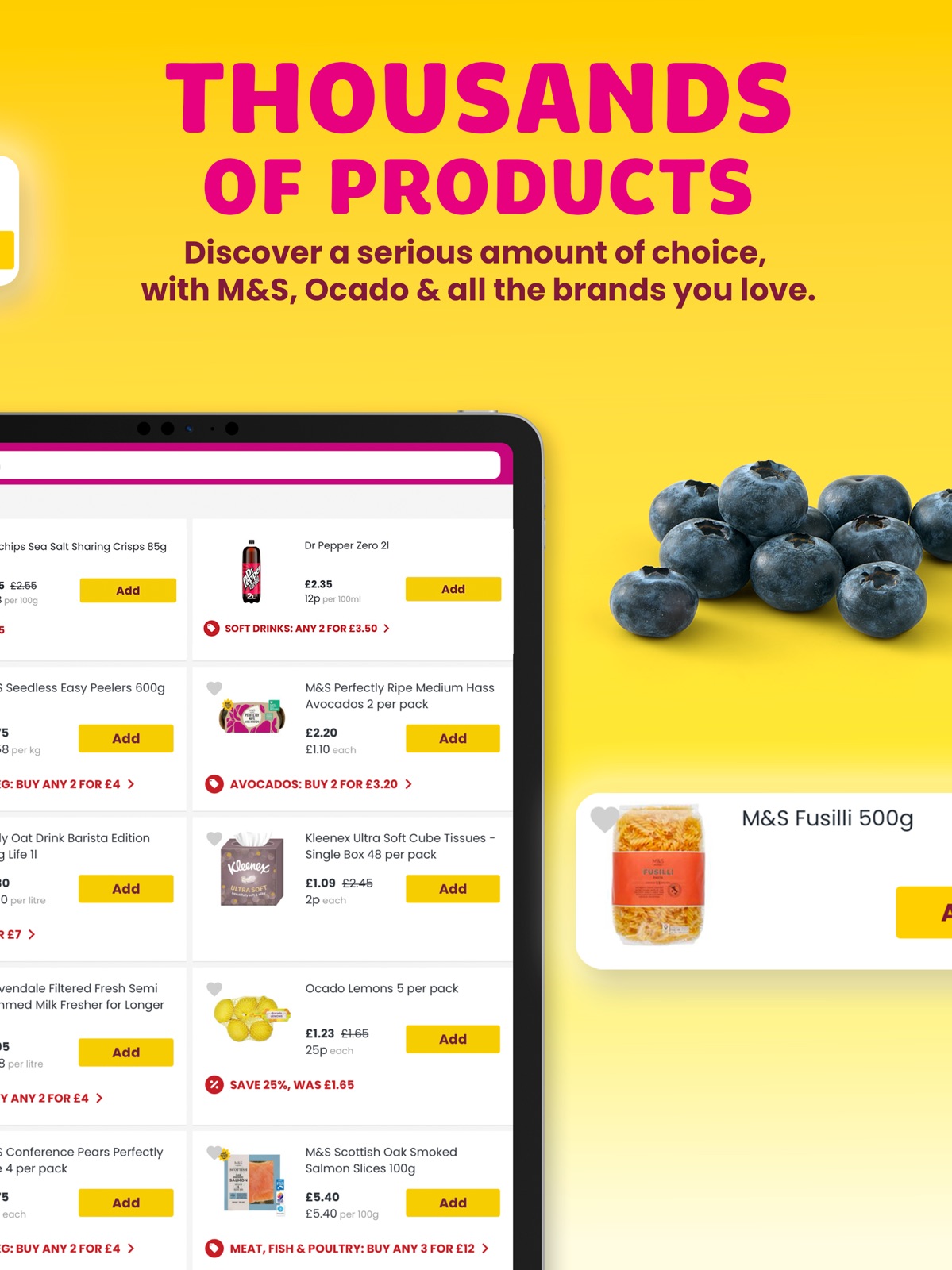 Zoom by Ocado | Food Delivery ipad screenshot 3