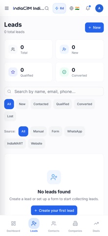 IndiaCRM: GST Bill Book & CRM iPhone screenshot