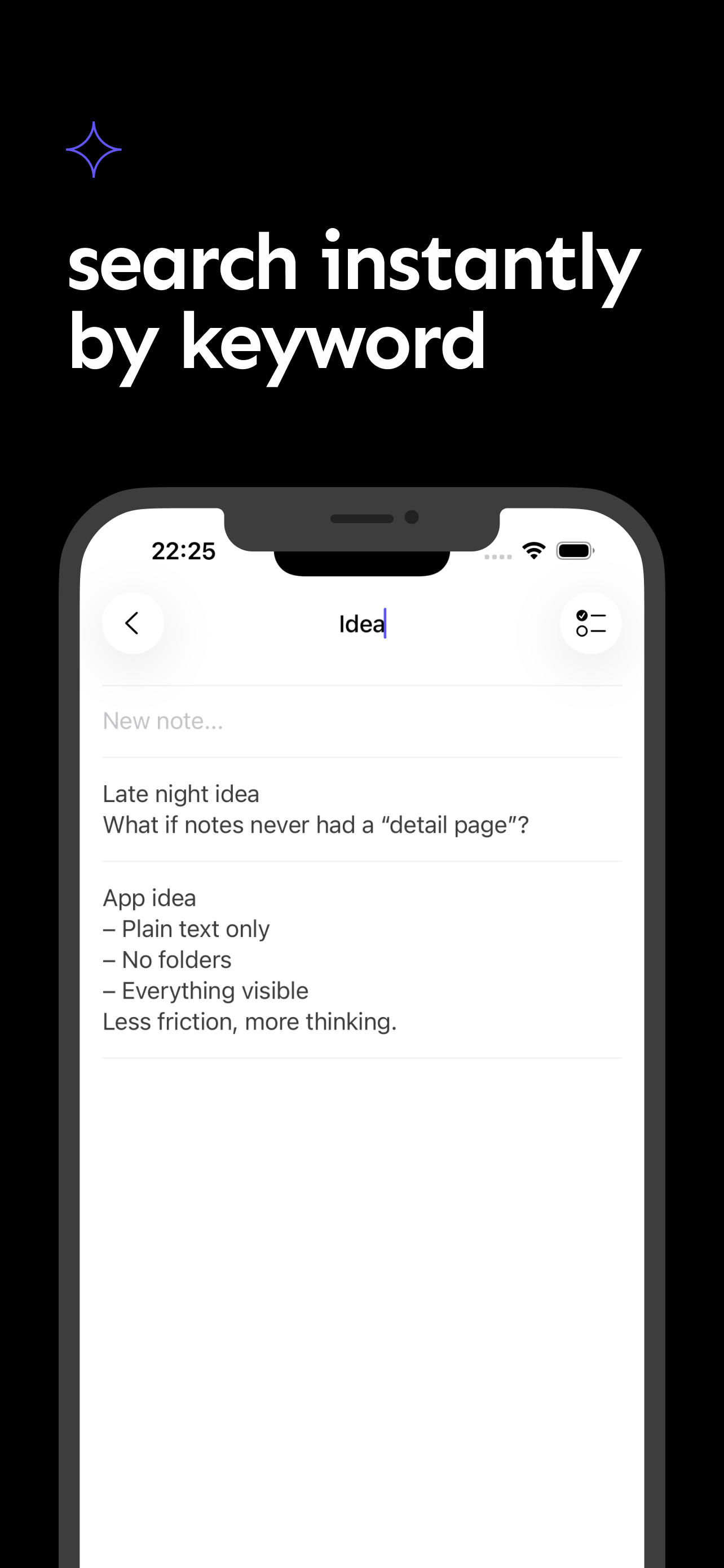 Linote: One-page notes screenshot 2