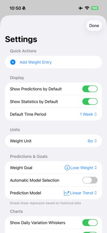 Insightful Weight screenshot