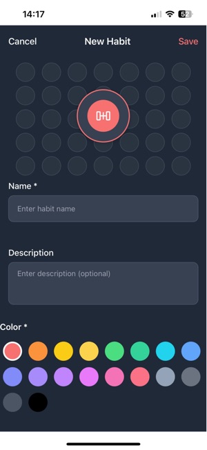 HabitFlowKit Settings Screenshot