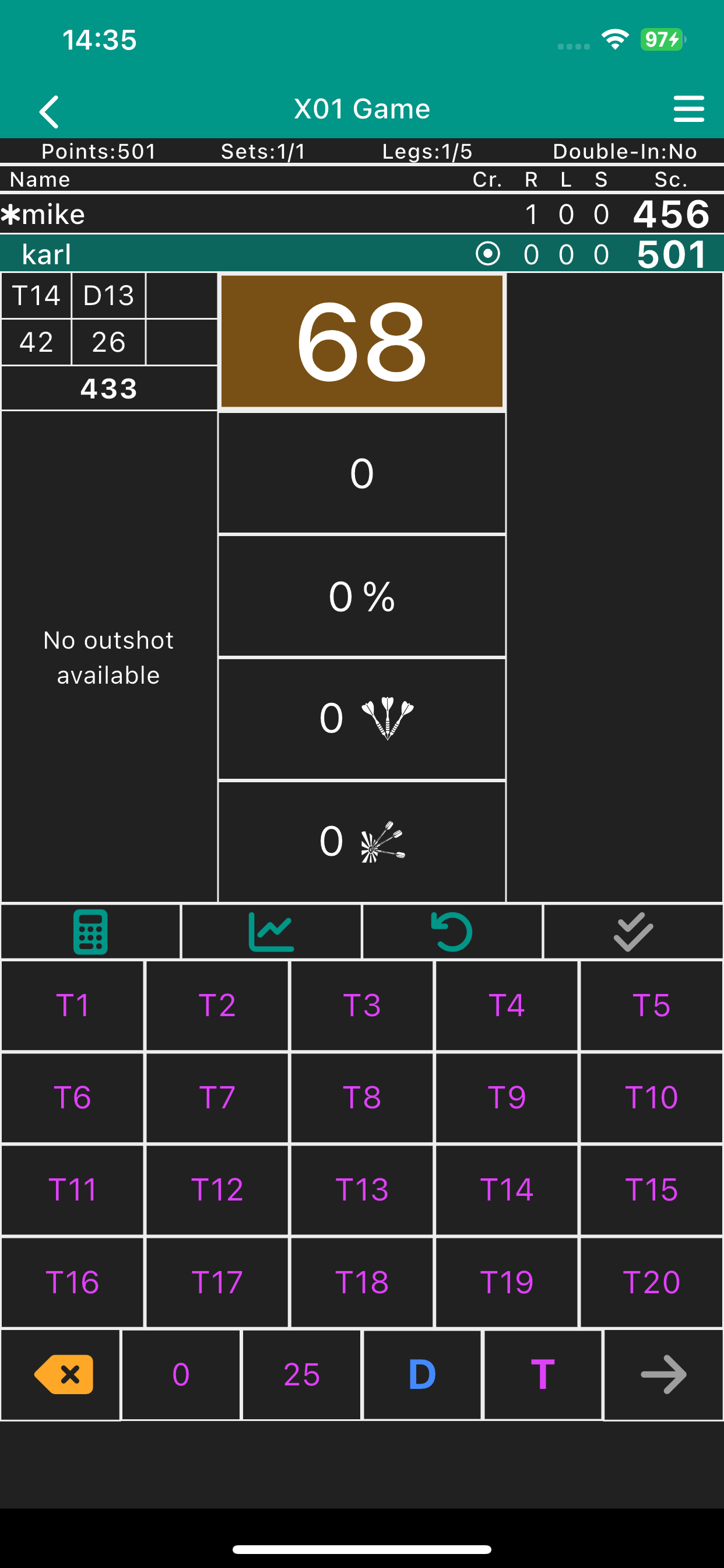 Darts Scoreboard App screenshot 5