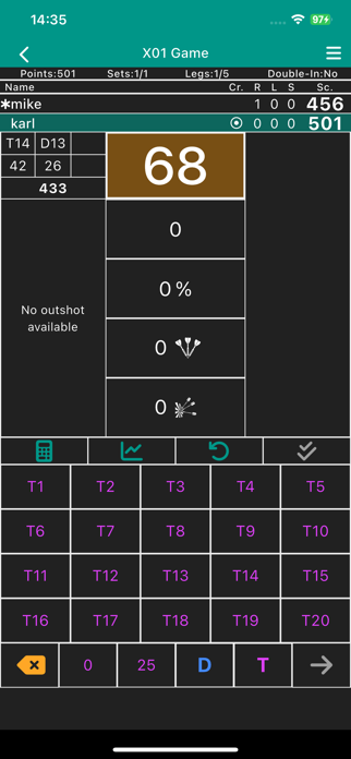 Darts Scoreboard App Screenshot 5 of 10