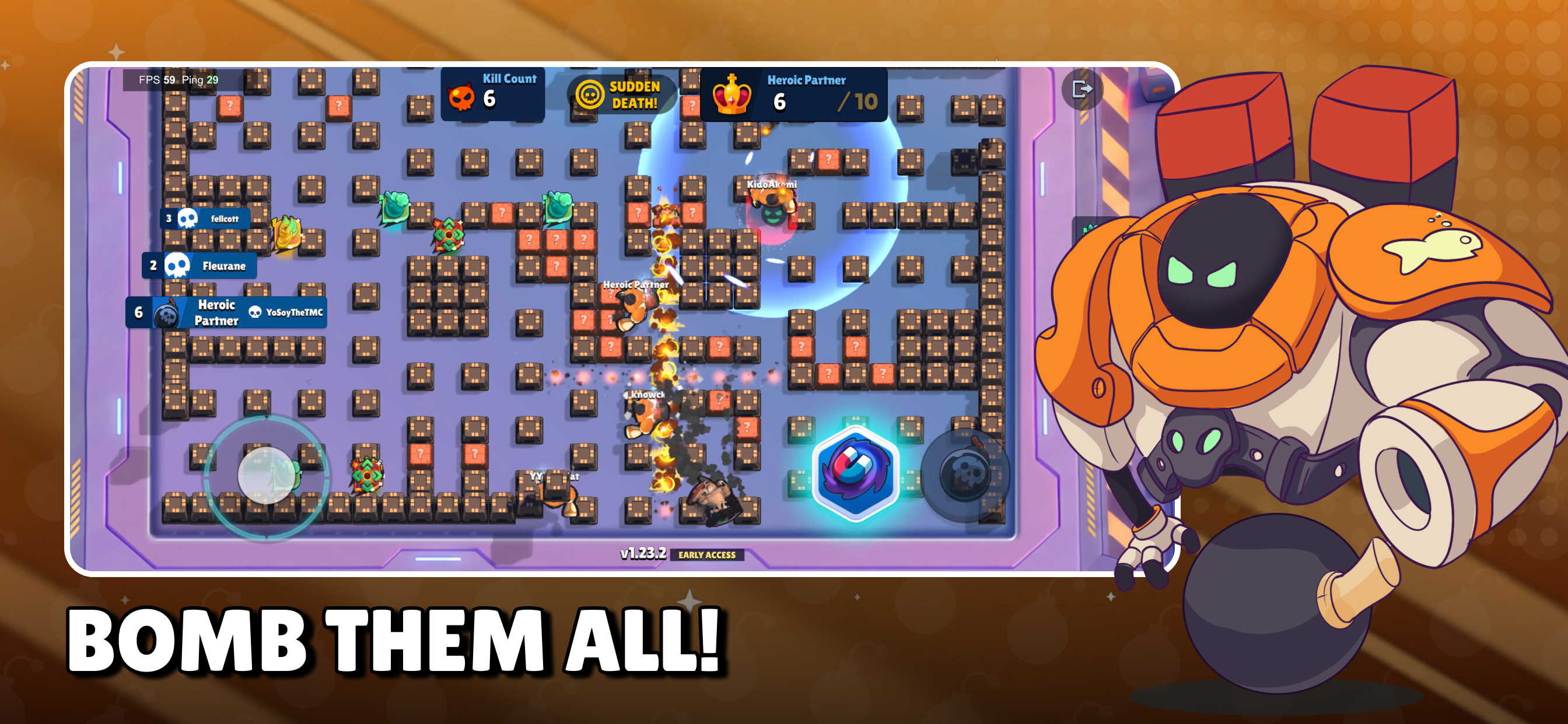 Bomber Rumble: Brawl & Boom! screenshot 2