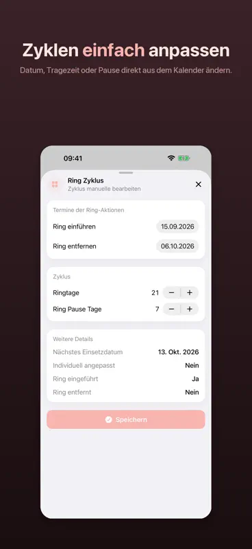 MyRing - Verhütungsring screenshot 7 of 9