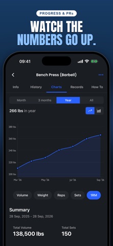 Mighty: Gym Log & Rep Counter Screenshot 5 of 10